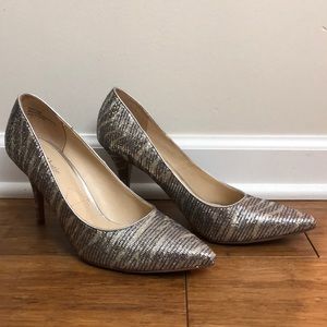 Kelly & Kate sequin 4” pointed toe pump Size 11